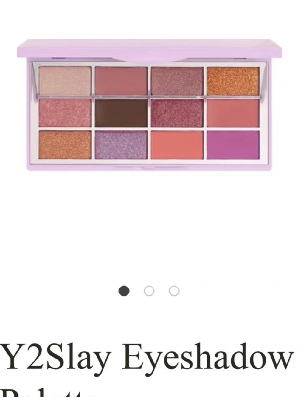 ILLUMINATI Y2Slay Pink & Rose Eyeshadow Palette - 12-Color Mix NEW PC